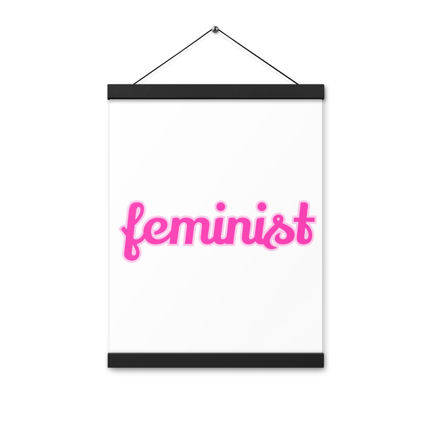 Feminist Poster with hangers