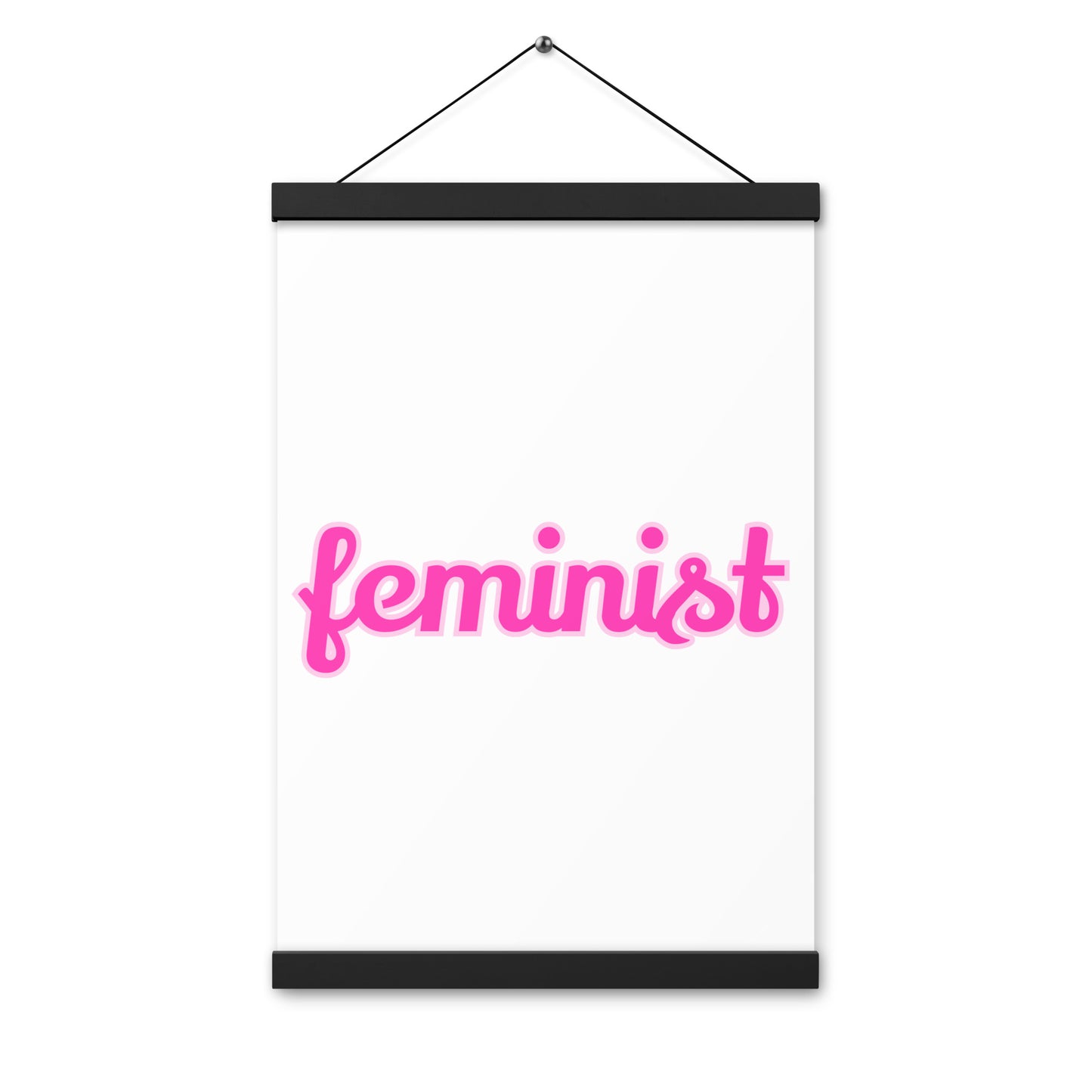 Feminist Poster with hangers