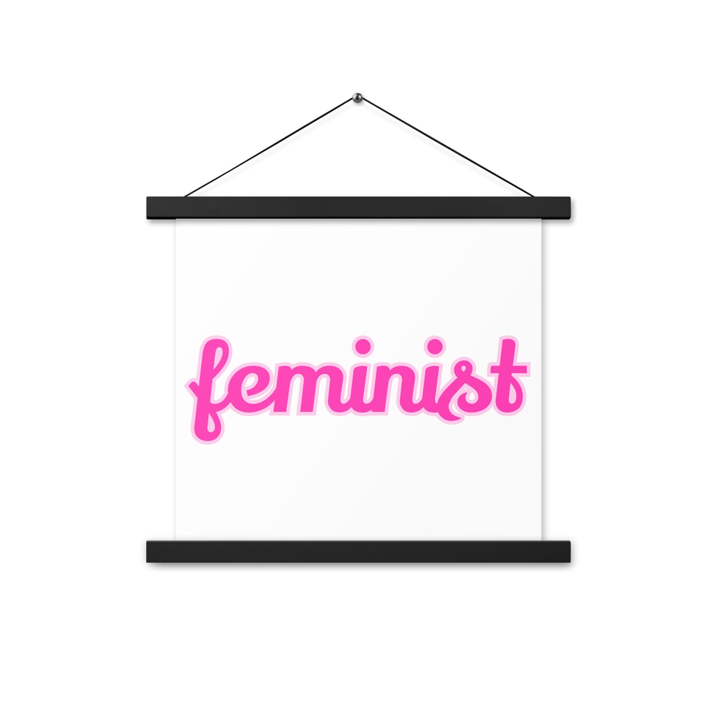 Feminist Poster with hangers