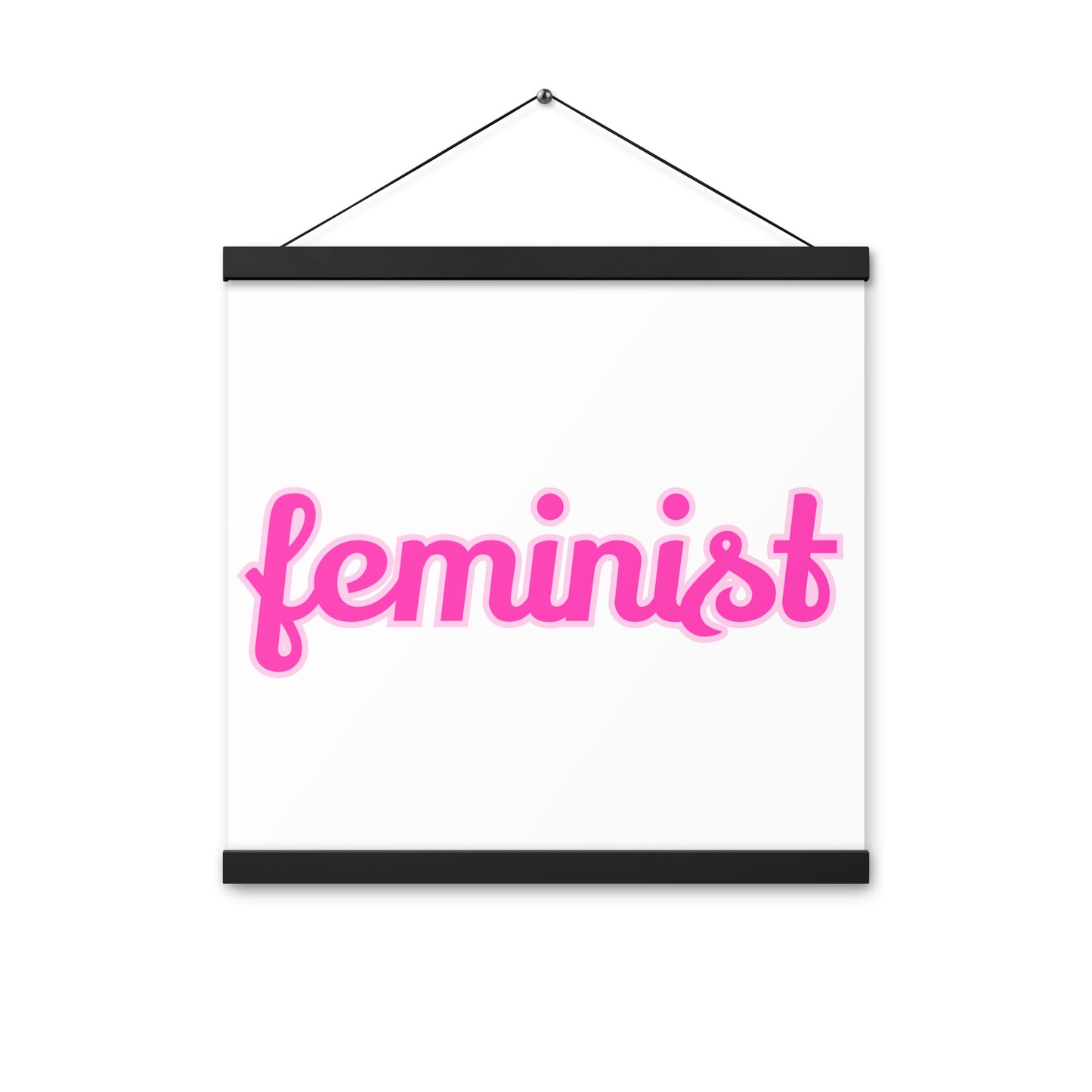 Feminist Poster with hangers