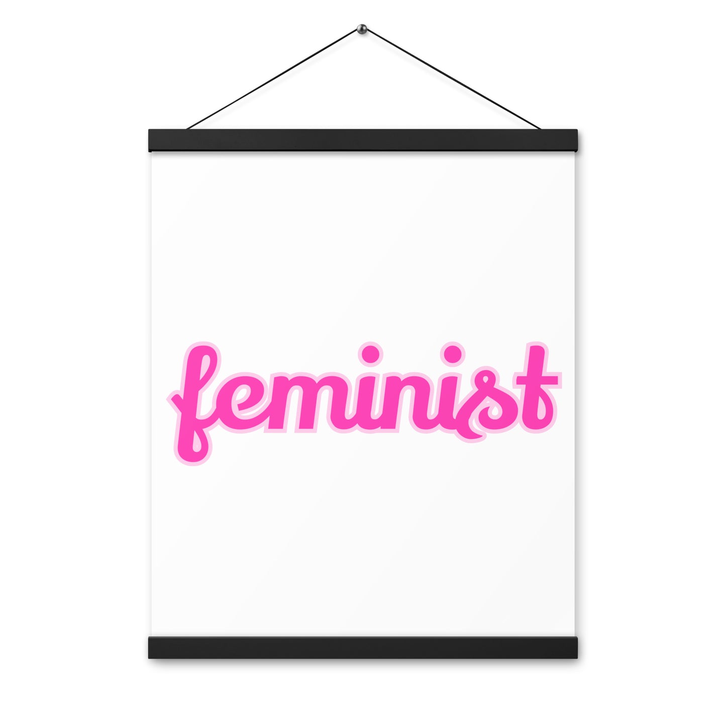 Feminist Poster with hangers