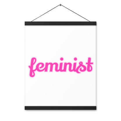 Feminist Poster with hangers