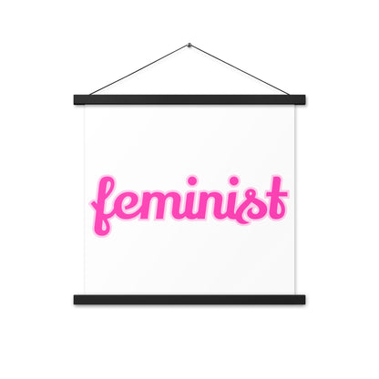 Feminist Poster with hangers