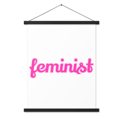 Feminist Poster with hangers