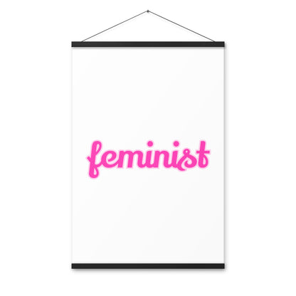 Feminist Poster with hangers