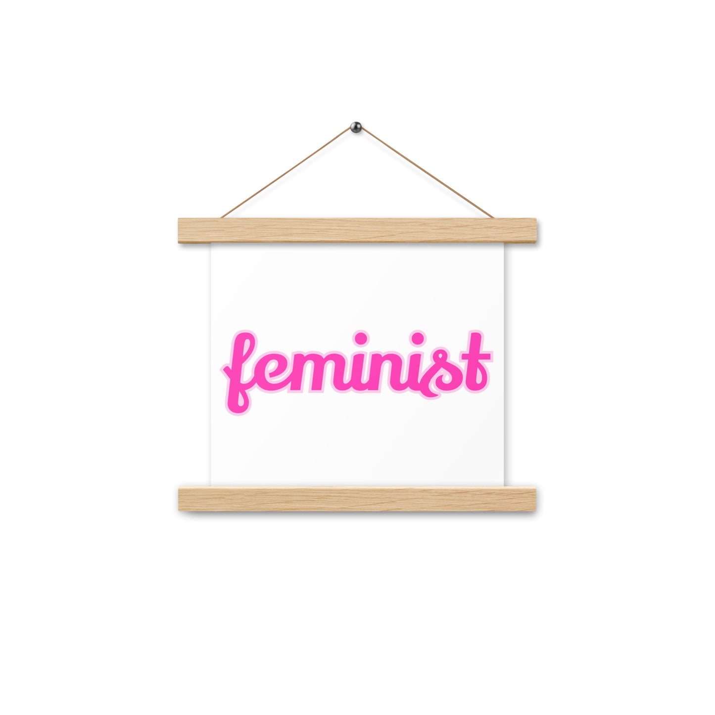 Feminist Poster with hangers