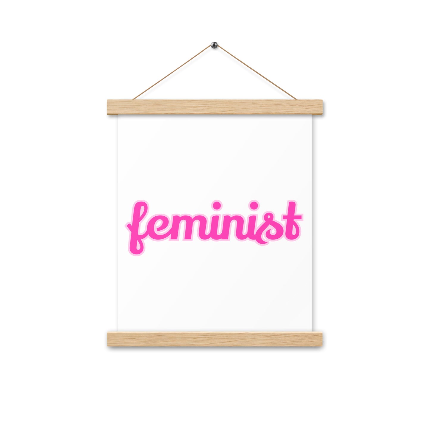 Feminist Poster with hangers