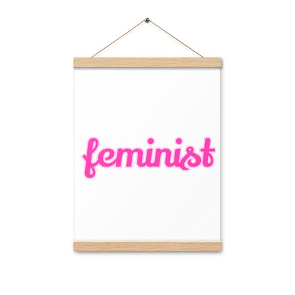 Feminist Poster with hangers