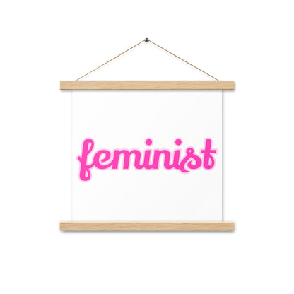 Feminist Poster with hangers