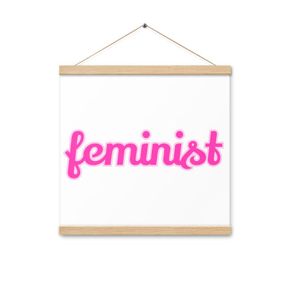 Feminist Poster with hangers