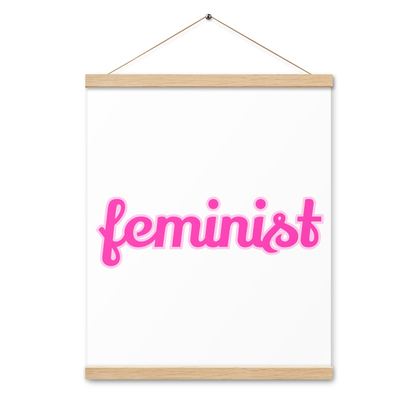 Feminist Poster with hangers