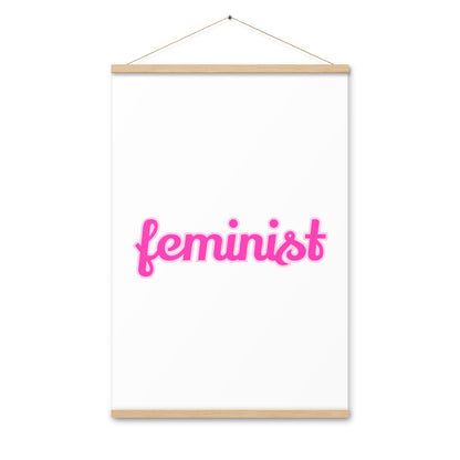 Feminist Poster with hangers