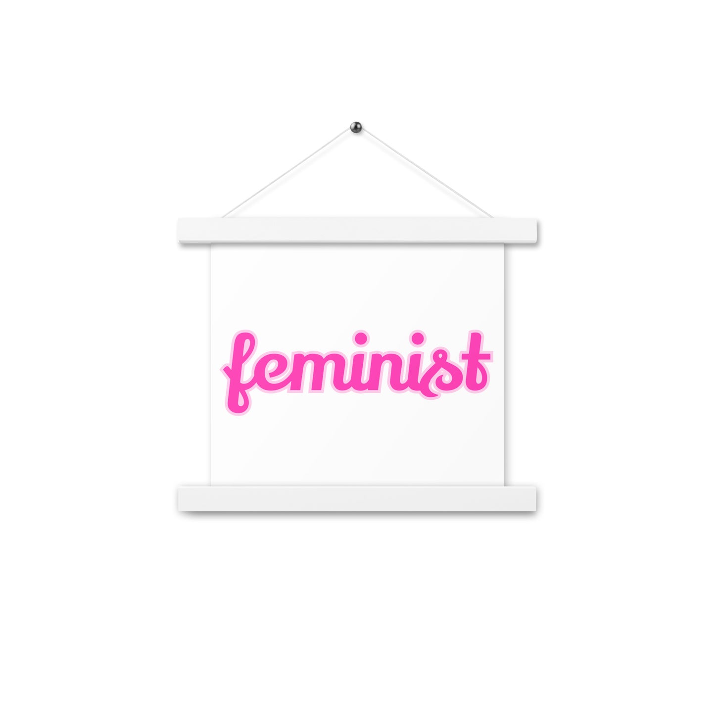 Feminist Poster with hangers