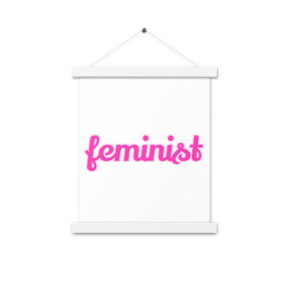 Feminist Poster with hangers