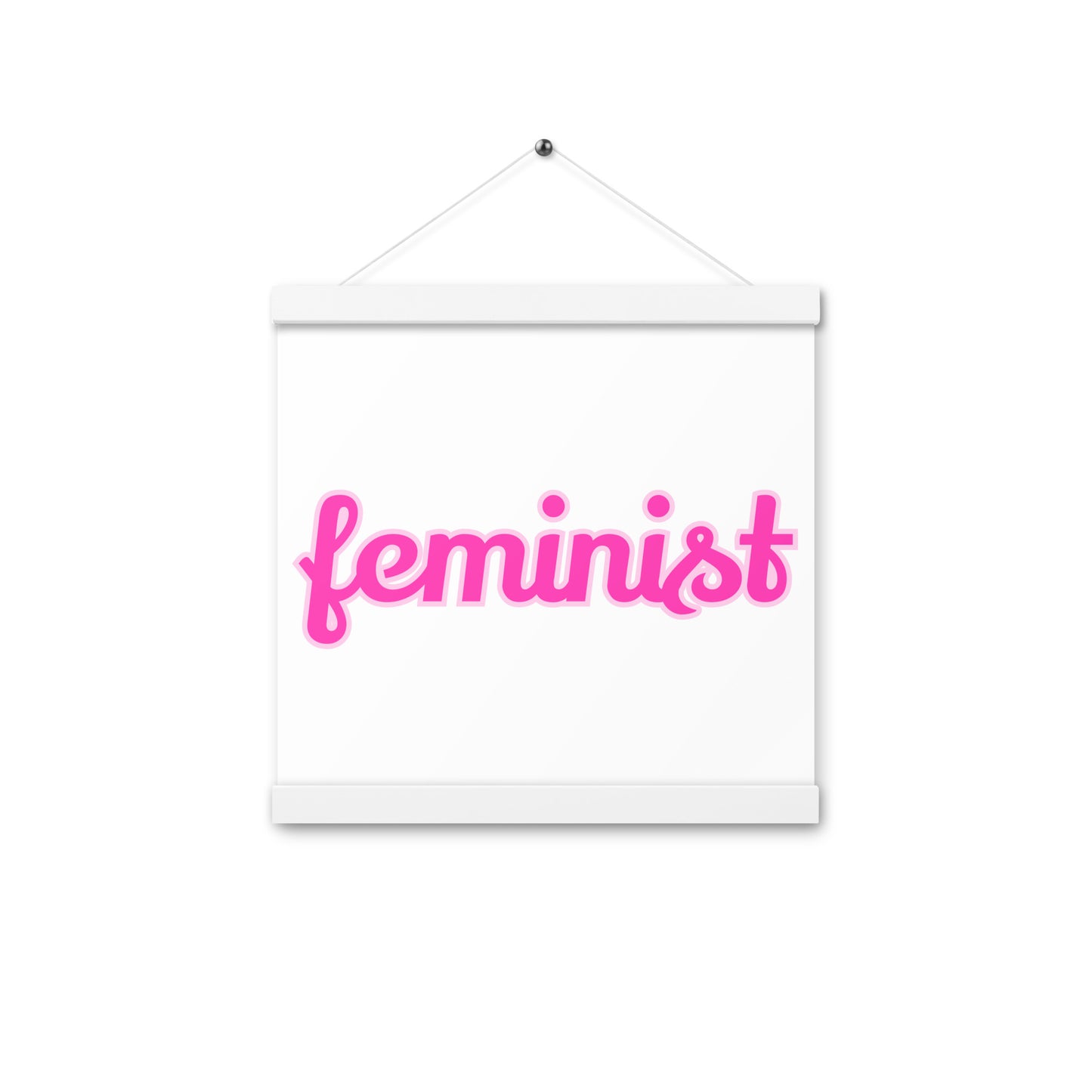 Feminist Poster with hangers