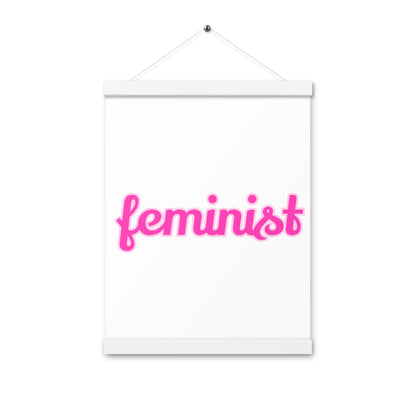 Feminist Poster with hangers