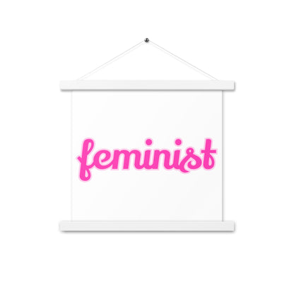 Feminist Poster with hangers