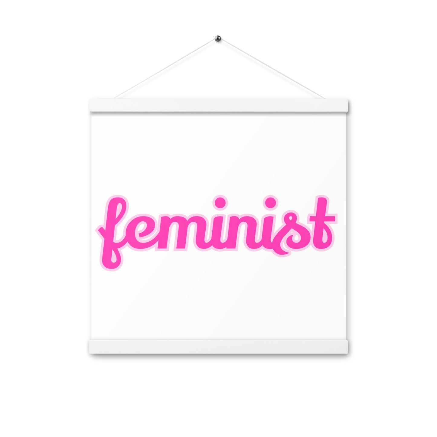 Feminist Poster with hangers