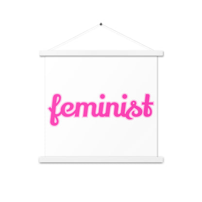 Feminist Poster with hangers