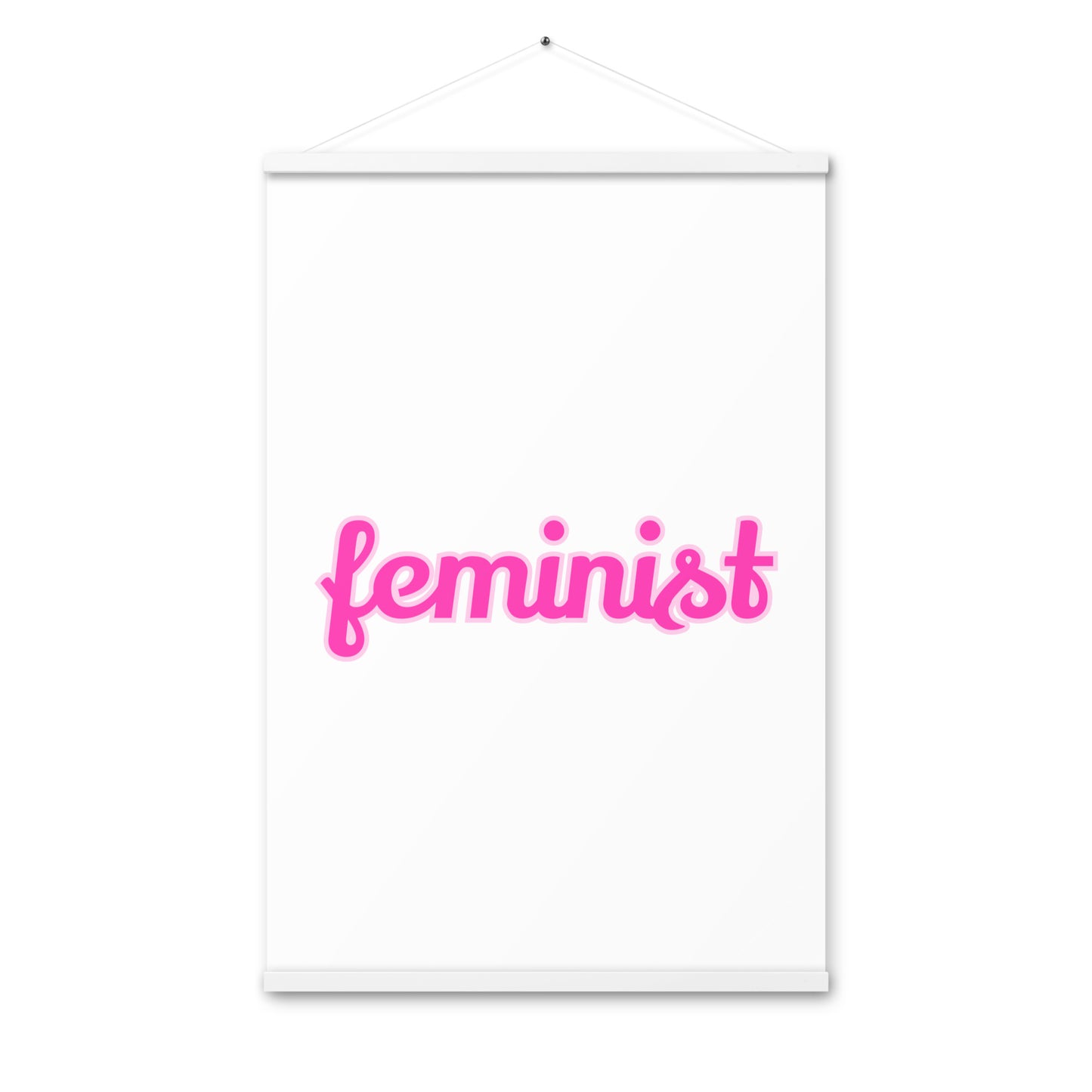 Feminist Poster with hangers