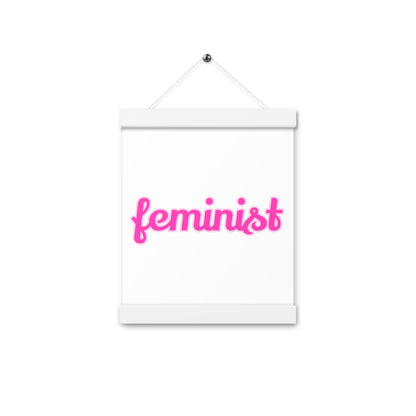 Feminist Poster with hangers