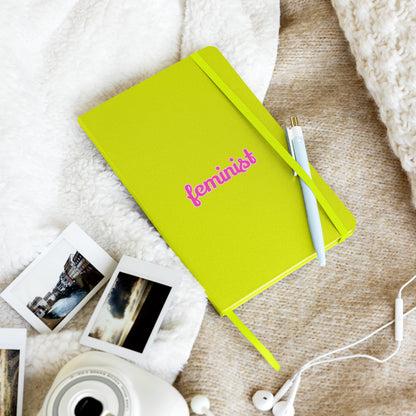 Feminist Hardcover bound notebook