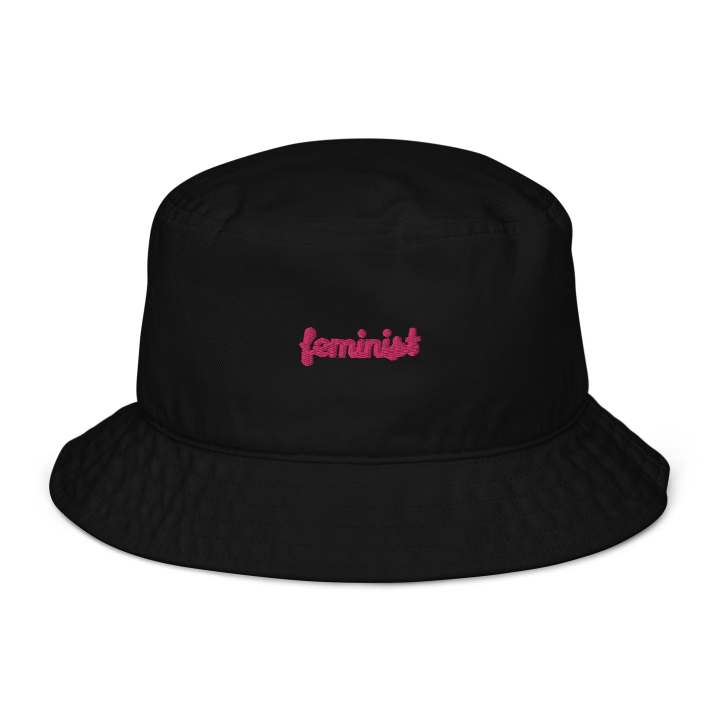 Feminist Organic bucket hat