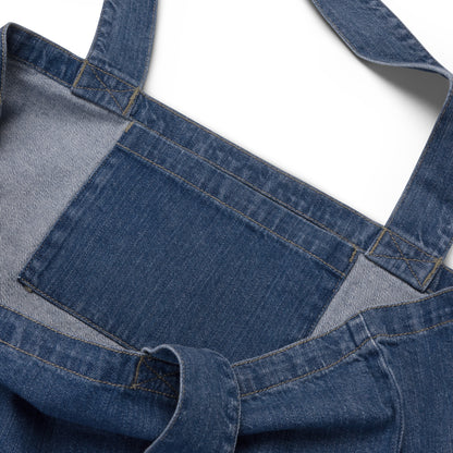 Feminist Organic denim tote bag