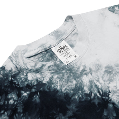 Feminist Oversized embroidered tie-dye t-shirt