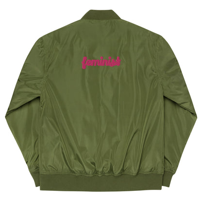 Feminist Premium recycled bomber jacket