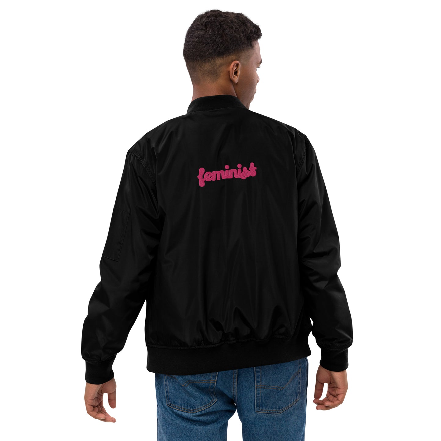 Feminist Premium recycled bomber jacket