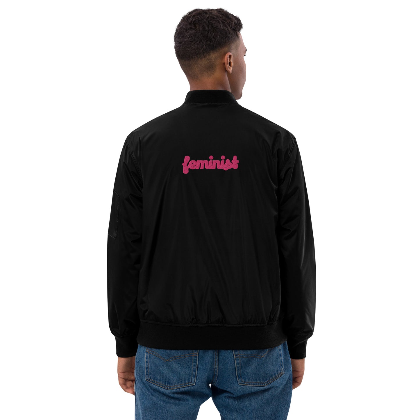 Feminist Premium recycled bomber jacket