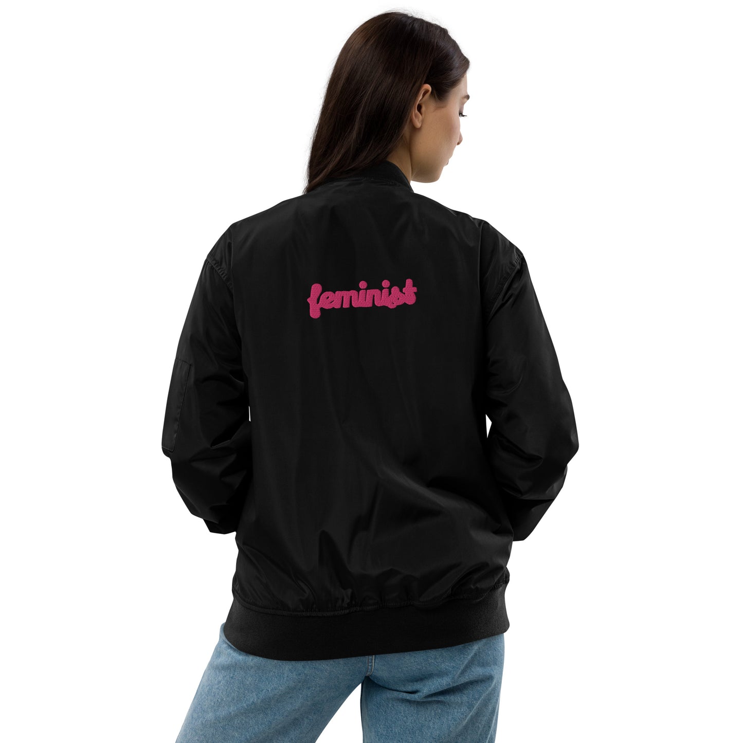 Feminist Premium recycled bomber jacket