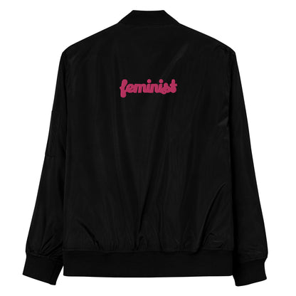 Feminist Premium recycled bomber jacket