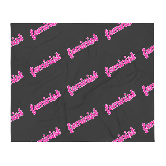 Feminist Throw Blanket