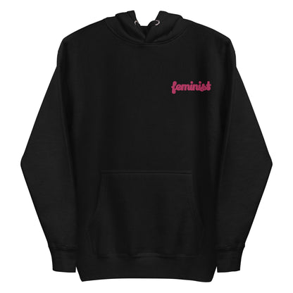 Feminist Embroidered Unisex Hoodie