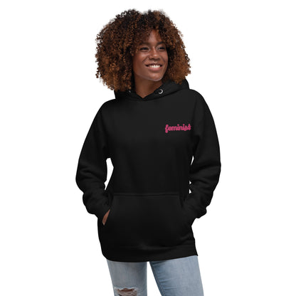 Feminist Embroidered Unisex Hoodie