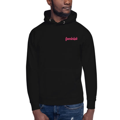 Feminist Embroidered Unisex Hoodie