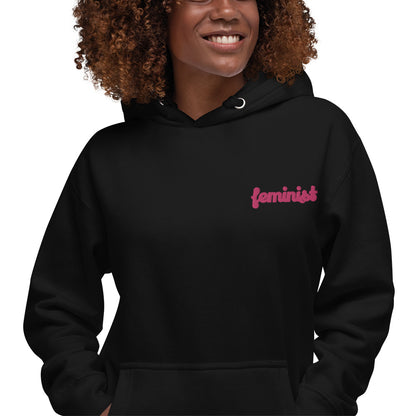 Feminist Embroidered Unisex Hoodie