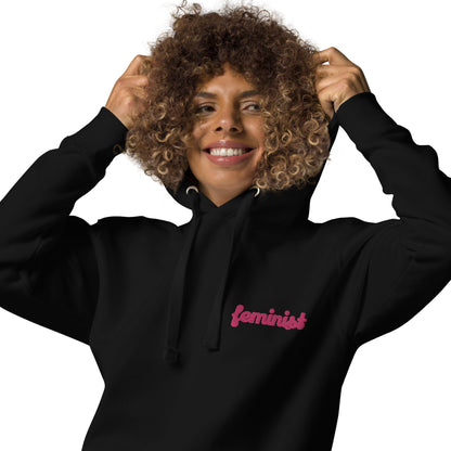 Feminist Embroidered Unisex Hoodie