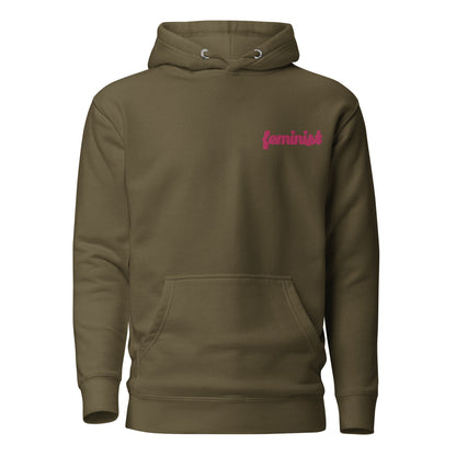 Feminist Embroidered Unisex Hoodie