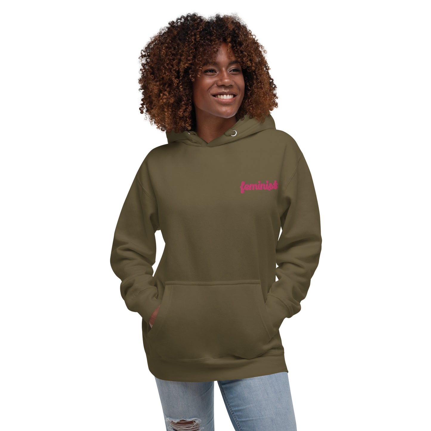 Feminist Embroidered Unisex Hoodie