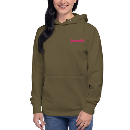 Feminist Embroidered Unisex Hoodie