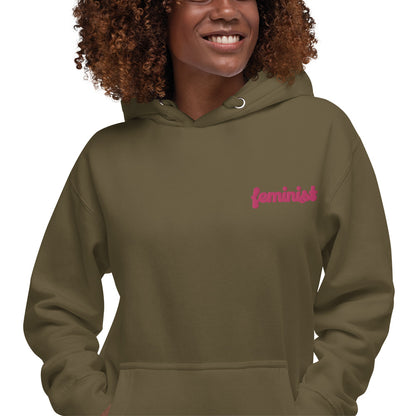 Feminist Embroidered Unisex Hoodie