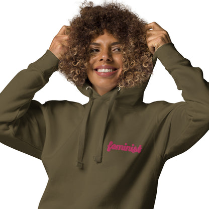 Feminist Embroidered Unisex Hoodie