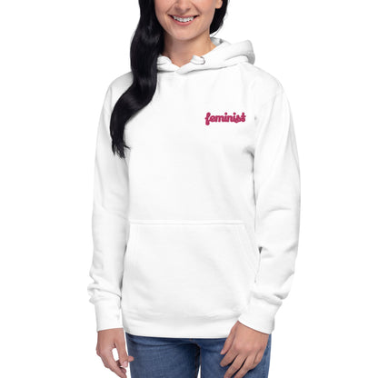 Feminist Embroidered Unisex Hoodie