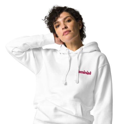 Feminist Embroidered Unisex Hoodie