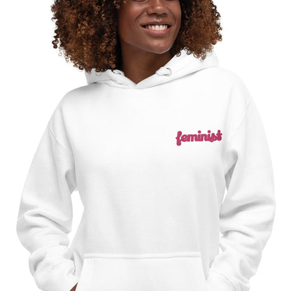 Feminist Embroidered Unisex Hoodie