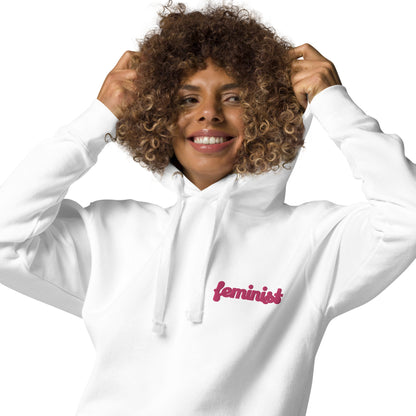 Feminist Embroidered Unisex Hoodie