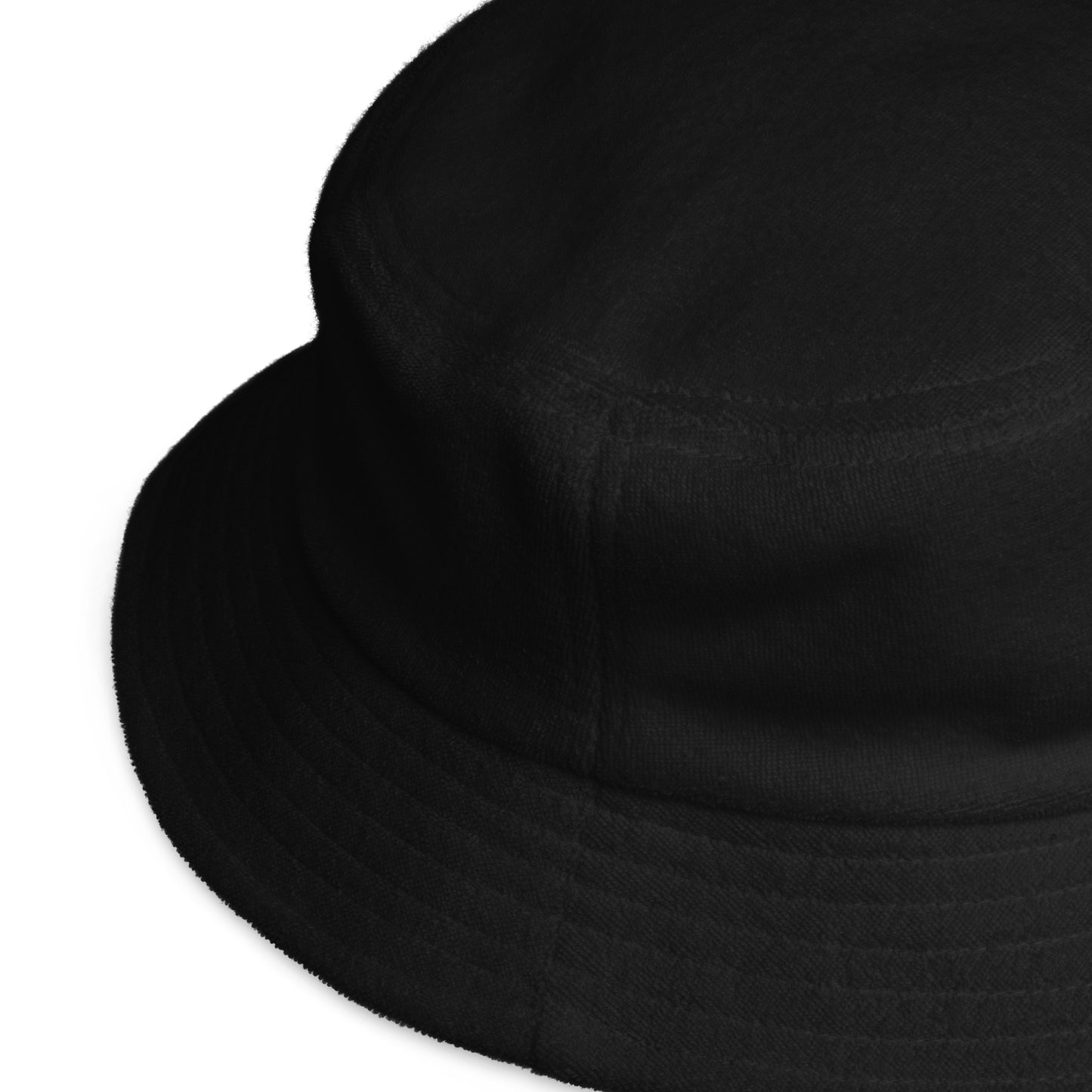 Feminist Unstructured terry cloth bucket hat